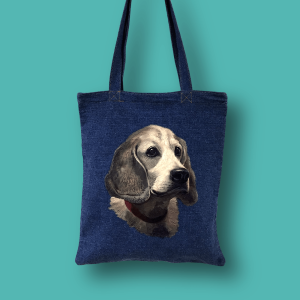 手繪 Tote Bag (牛仔布)