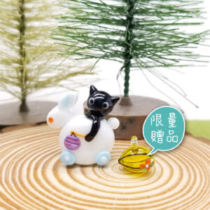 大白兔花燈貓 / 狗小擺設